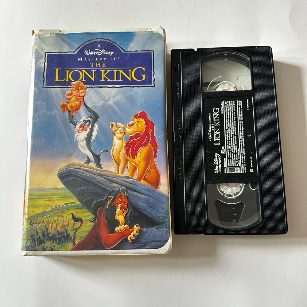 Walt Disney The Lion King VHS 1994 Masterpiece Collection #2977